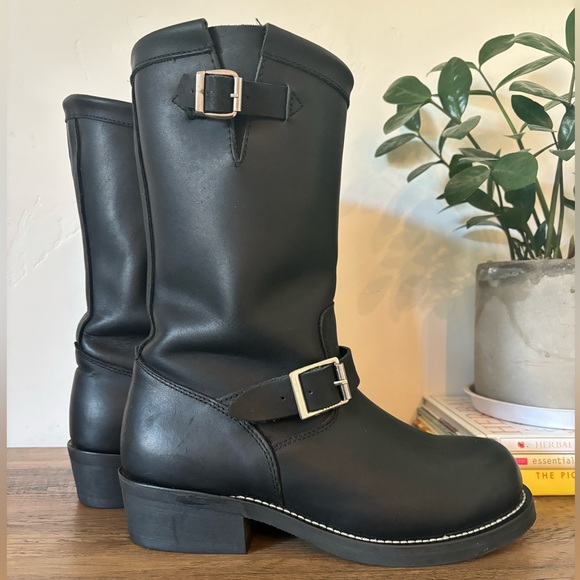 ENGINEER MOTORCYCLE BOOTS - ROUND TOE - Cody James - Full Grain Leather - 8.5 M - Picture 4 of 8